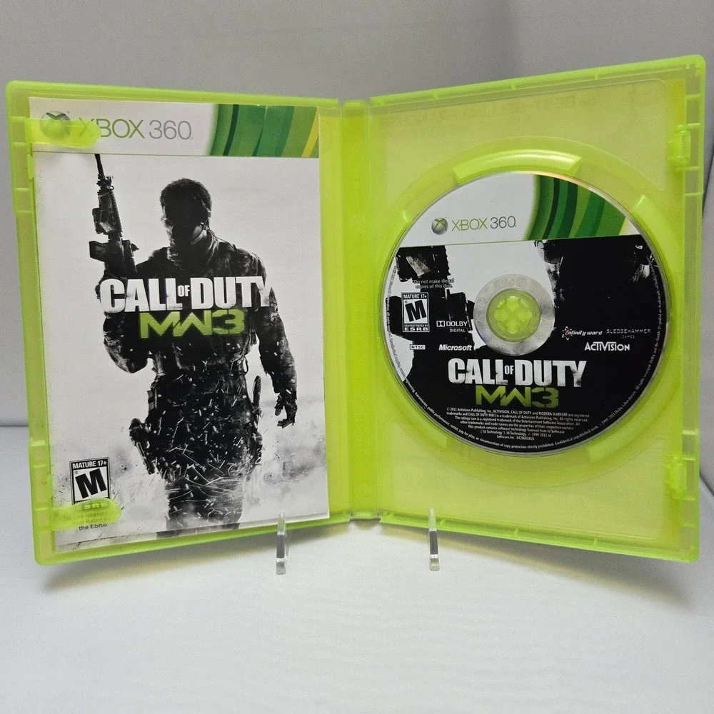 Call of Duty Ghosts & COD Modern Warfare 3 Bundle‎ - Xbox360 - 2 Games Tested